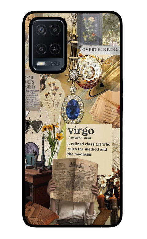 Virgo Zodiac Oppo A54 Glass Case