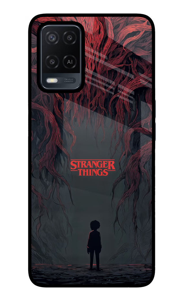 Ordinary Things Dark Side Oppo A54 Glass Case Back Cover by Casekaro