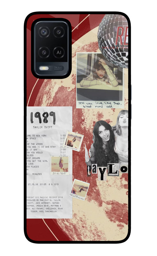 Taylor Swift Oppo A54 Glass Case