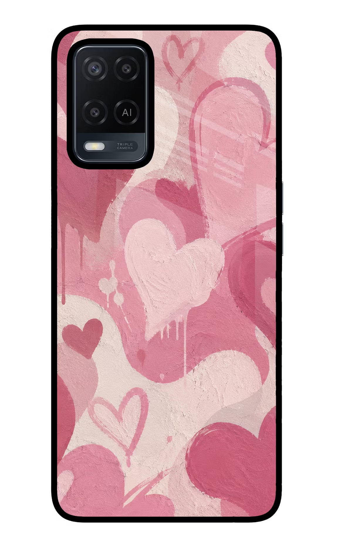 Hearty case Oppo A54 Glass Case
