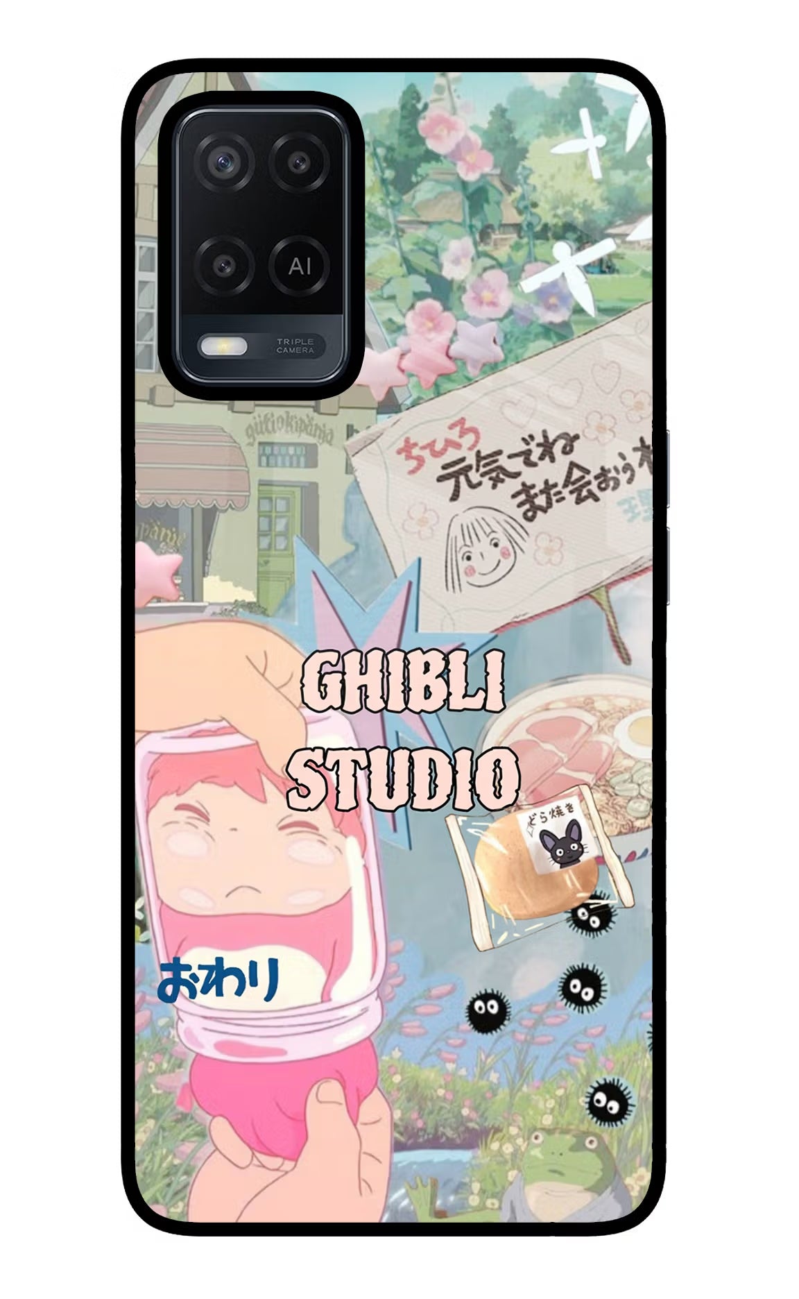 Studio Ghibli Oppo A54 Glass Case