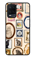 Mirror Cats Oppo A54 Glass Case