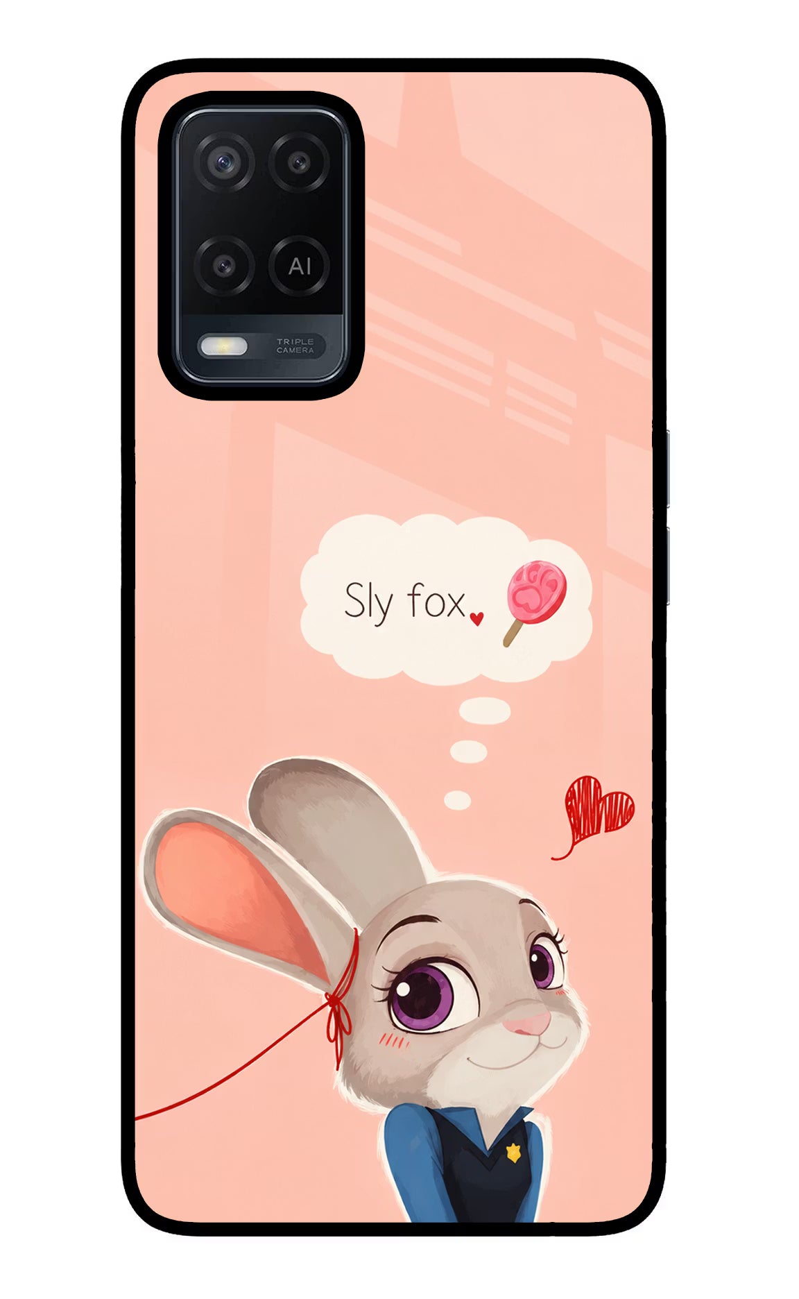 Judy Charm Oppo A54 Glass Case