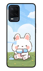 Bunny Treat Oppo A54 Glass Case