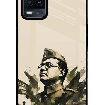 Netaji Rising Oppo A54 Glass Case