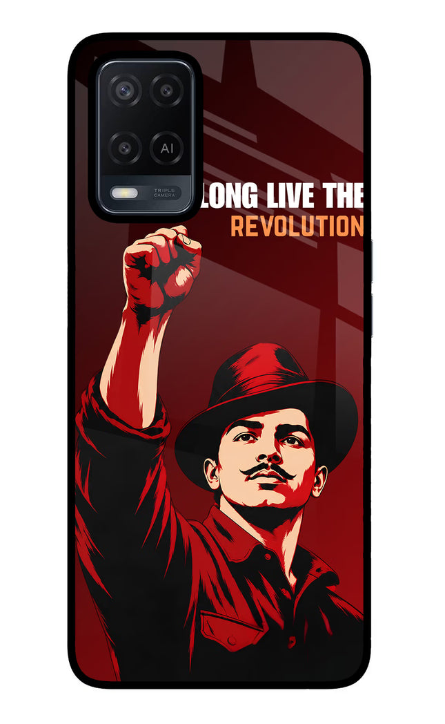 Bhagat Singh Revolution Oppo A54 Glass Case