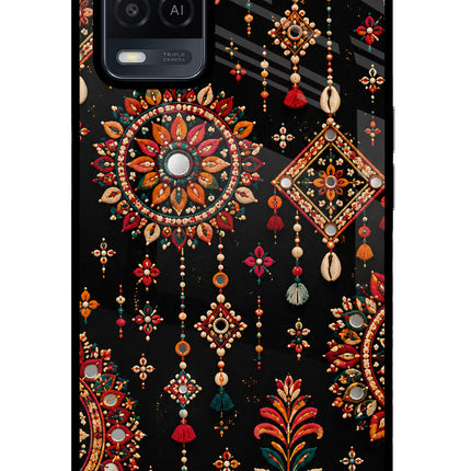 Boho Noir Oppo A54 Glass Case