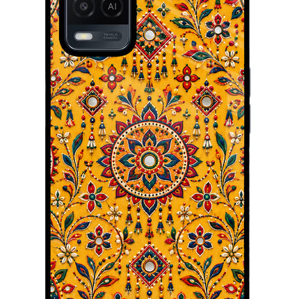 Sunlit Aura Oppo A54 Glass Case