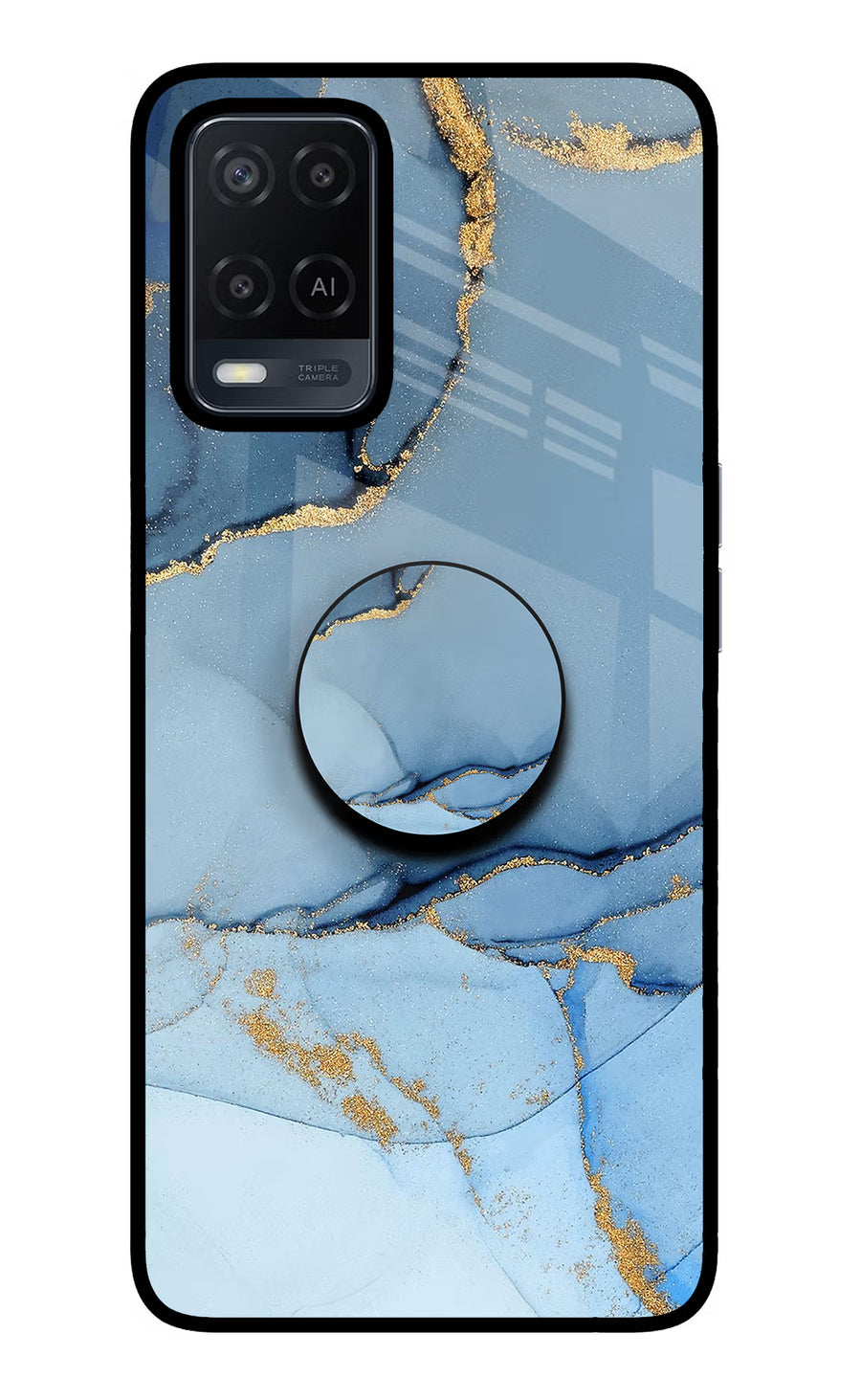 Blue Marble Oppo A54 Pop Case, Glass case