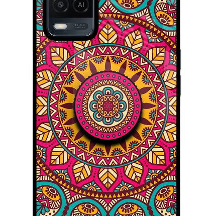 Mandala Oppo A54 Pop Case by Casekaro
