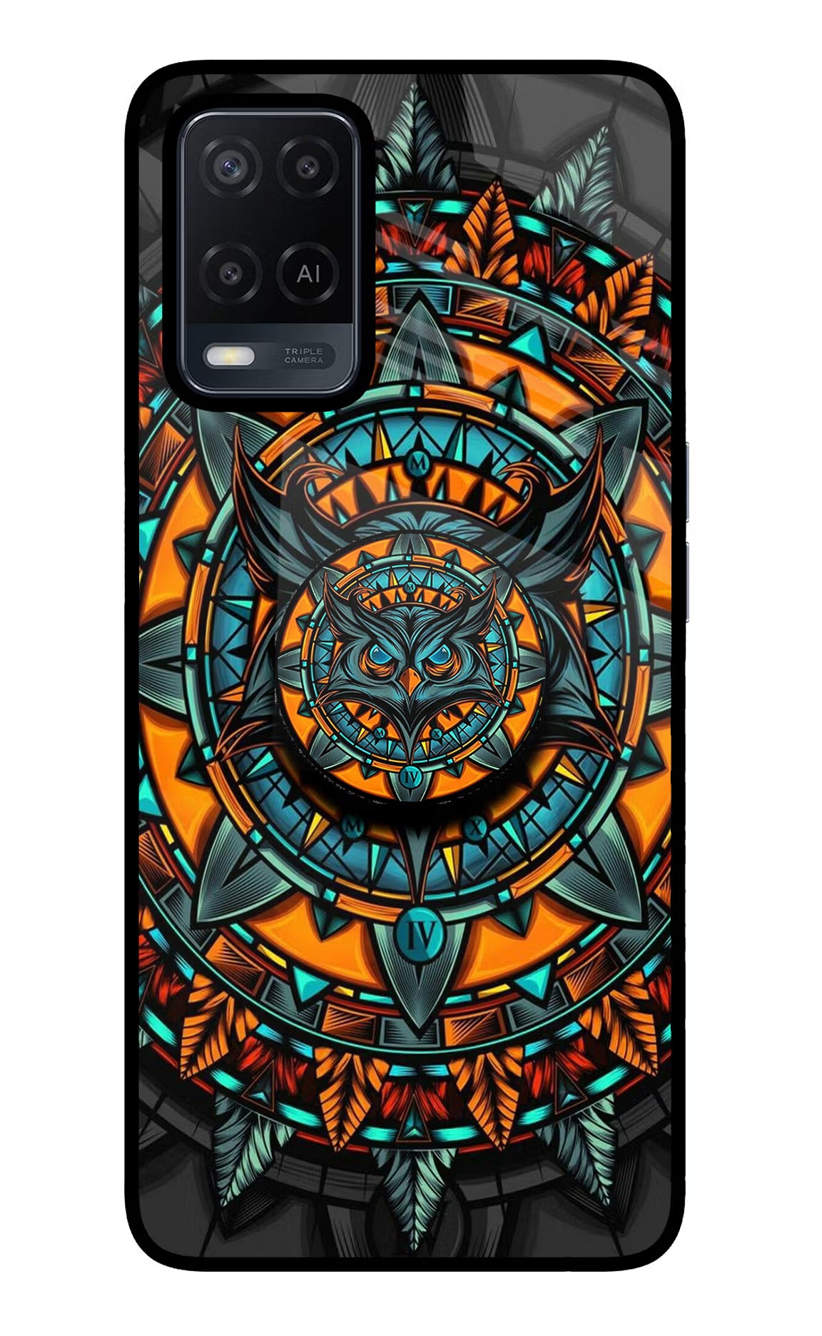 Angry Owl Oppo A54 Pop Case by Casekaro