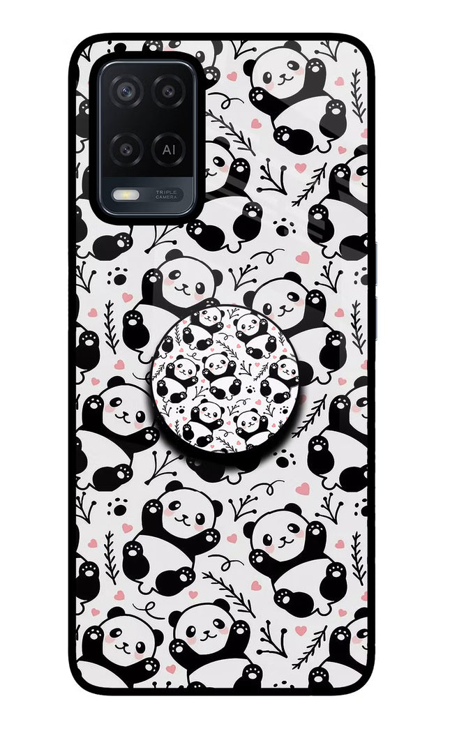 Cute Panda Oppo A54 Pop Case by Casekaro