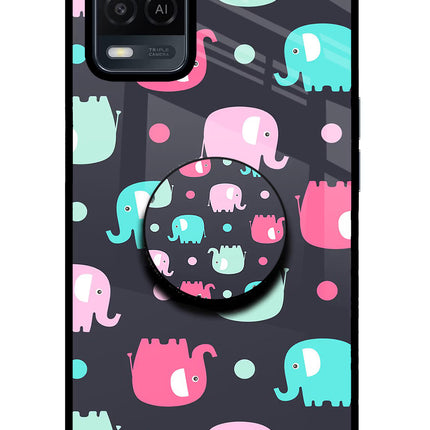 Baby Elephants Oppo A54 Pop Case by Casekaro