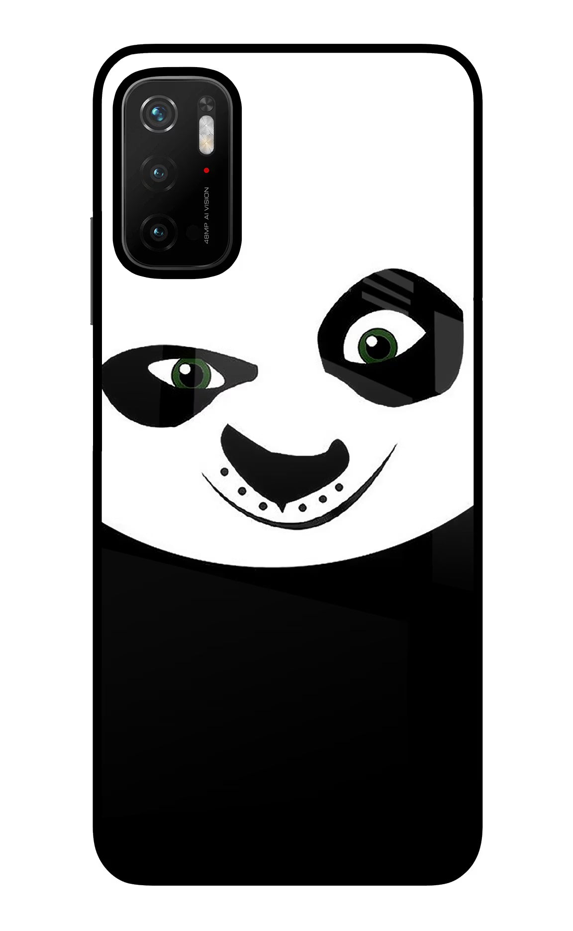 Panda Poco M3 Pro 5G Glass Case Back Cover by Casekaro