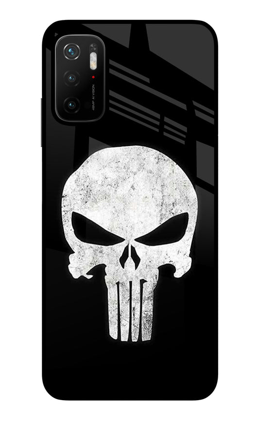 Punisher Skull Poco M3 Pro 5G Glass Case