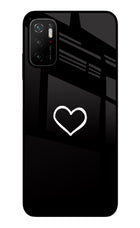 Heart Poco M3 Pro 5G Glass Case