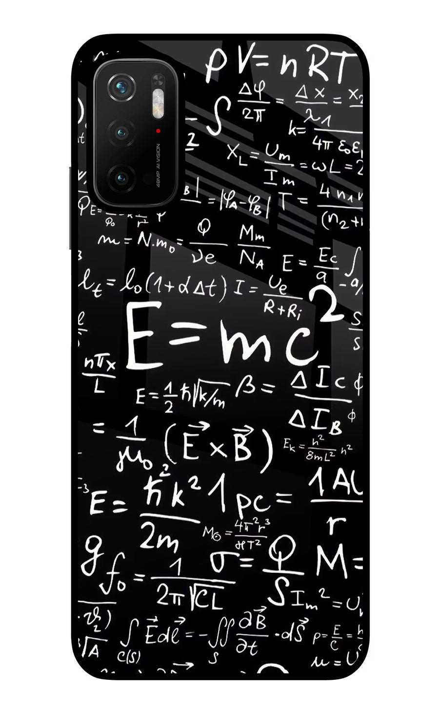 Physics Formula Poco M3 Pro 5G Back Cover, Glass case