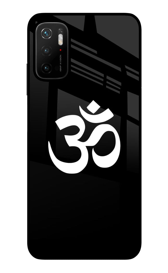 Om Poco M3 Pro 5G Glass Case Back Cover by Casekaro