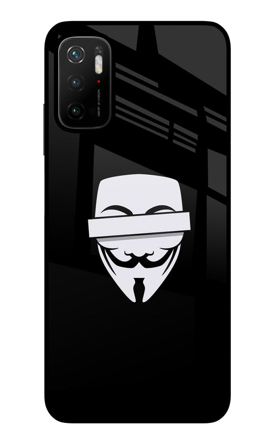 Anonymous Face Poco M3 Pro 5G Glass Case