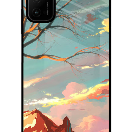 Scenery Poco M3 Pro 5G Glass Case