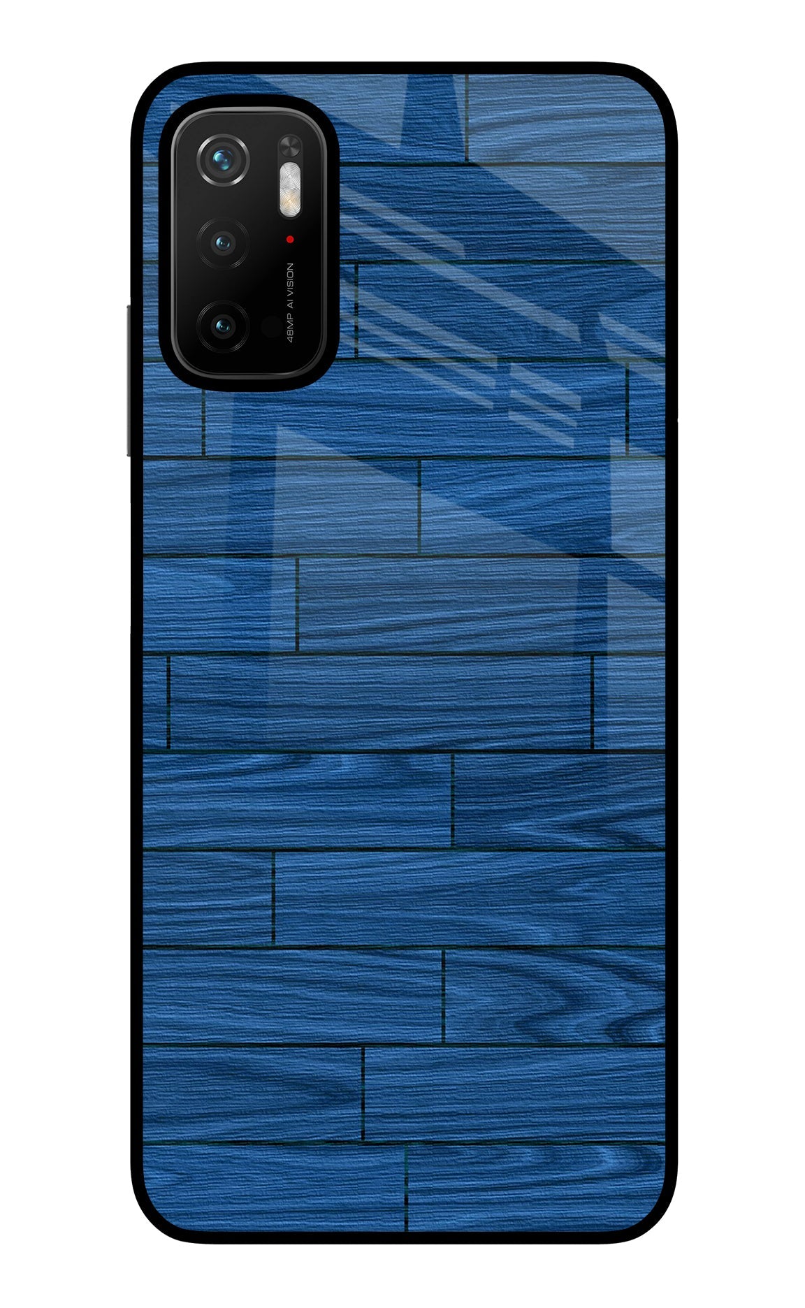 Wooden Texture Poco M3 Pro 5G Back Cover