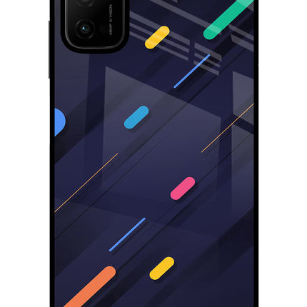 Abstract Design Poco M3 Pro 5G Glass Case