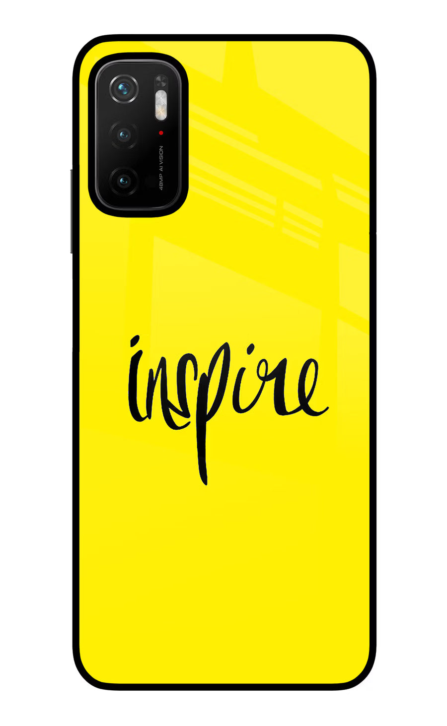 Inspire Poco M3 Pro 5G Back Cover, Glass case