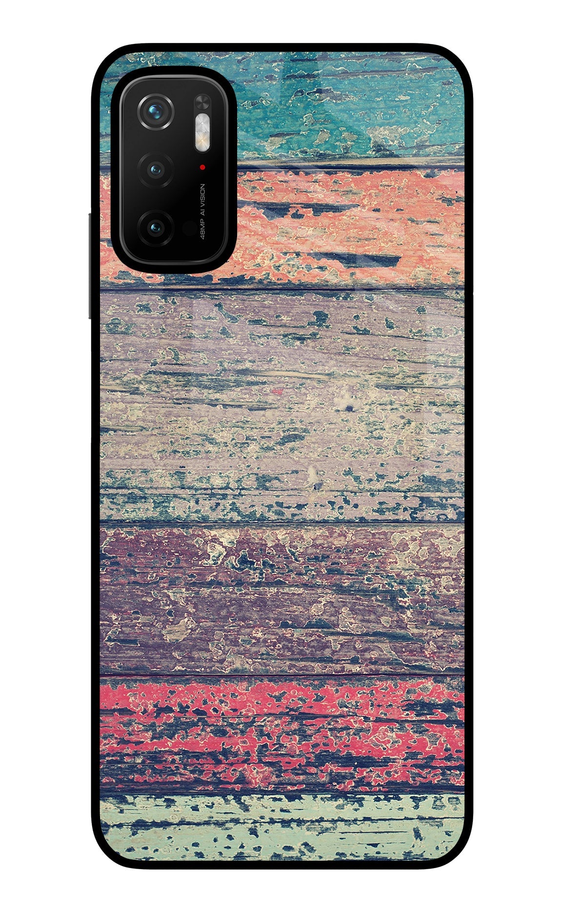 Colourful Wall Poco M3 Pro 5G Glass Case