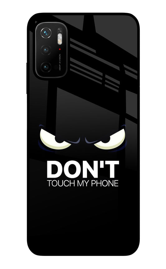 Don'T Touch My Phone Poco M3 Pro 5G Glass Case