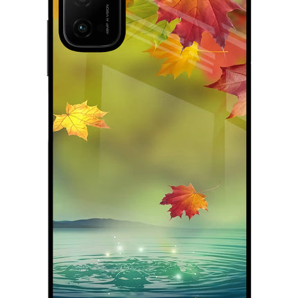 Flowers Poco M3 Pro 5G Glass Case