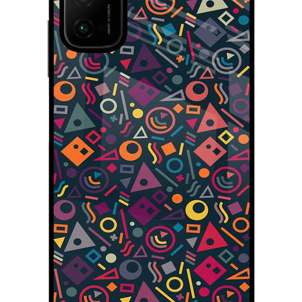 Geometric Abstract Poco M3 Pro 5G Glass Case
