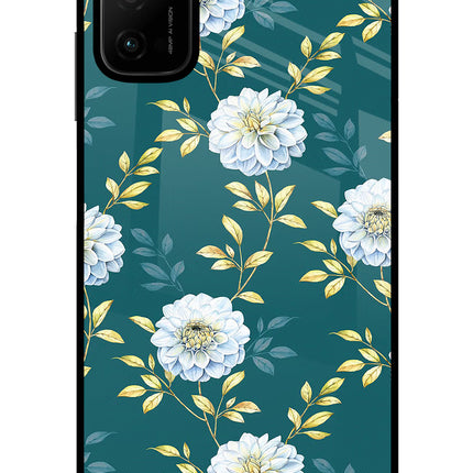 Flowers Poco M3 Pro 5G Glass Case