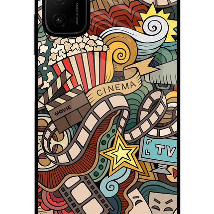 Cinema Abstract Poco M3 Pro 5G Glass Case