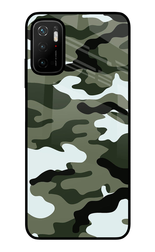 Camouflage Poco M3 Pro 5G Glass Case