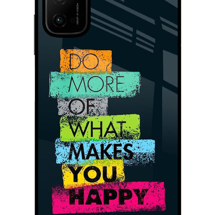 Do More Of What Makes You Happy Poco M3 Pro 5G Glass Case