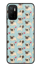 Pug Dog Poco M3 Pro 5G Glass Case