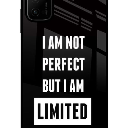 I Am Not Perfect But I Am Limited Edition Poco M3 Pro 5G Glass Case