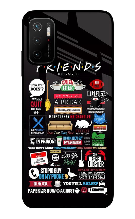 FRIENDS Poco M3 Pro 5G Glass Case