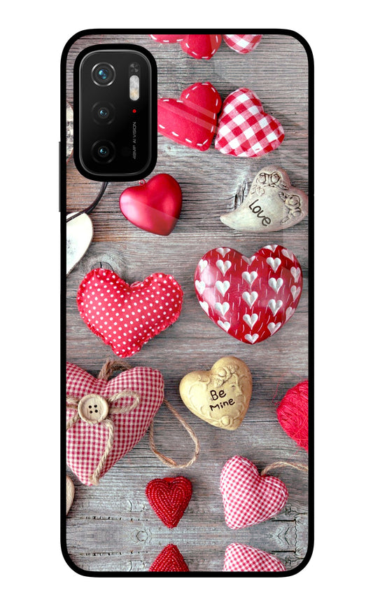 Love Wallpaper Poco M3 Pro 5G Glass Case