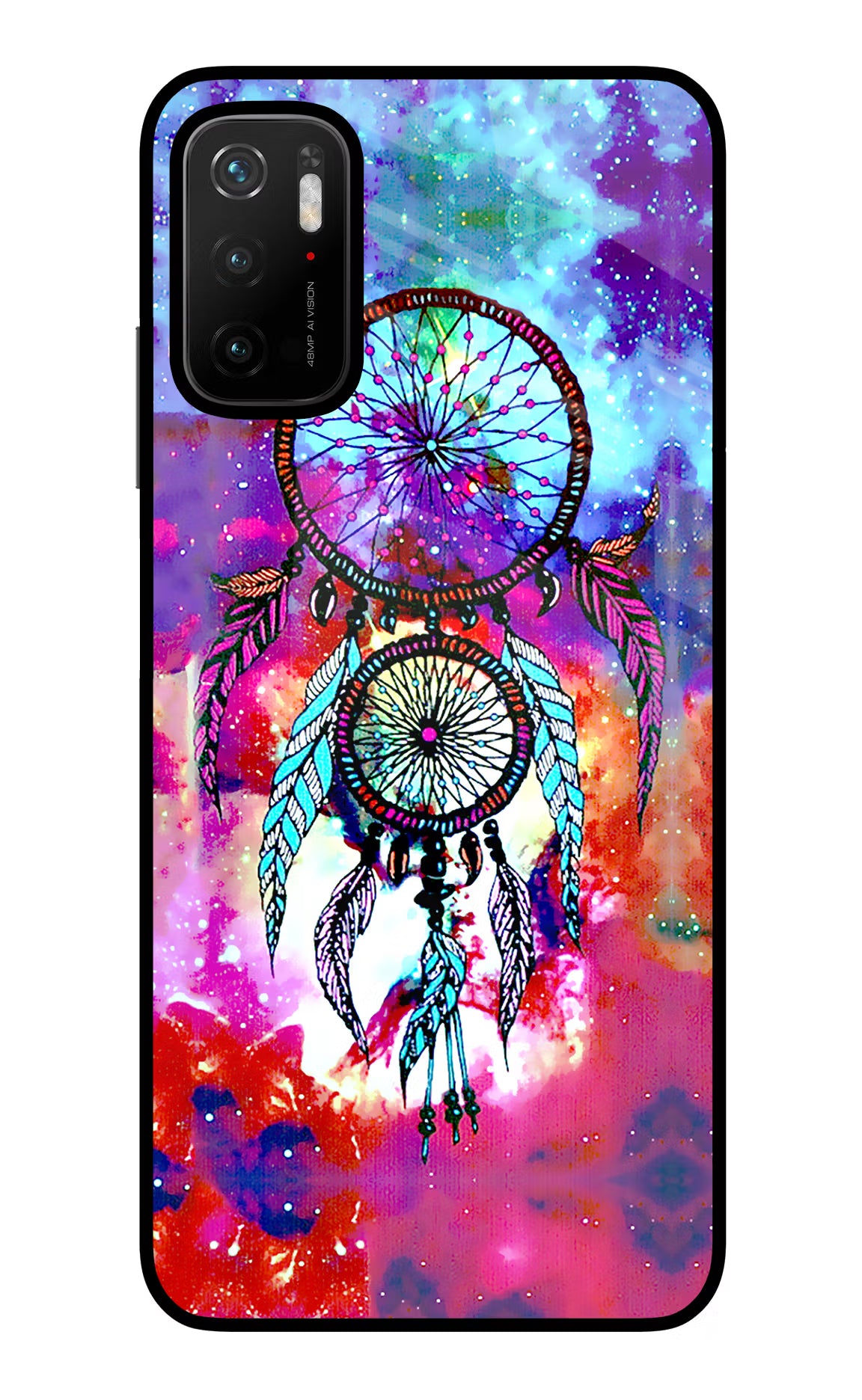 Dream Catcher Abstract Poco M3 Pro 5G Glass Case Back Cover by Casekaro