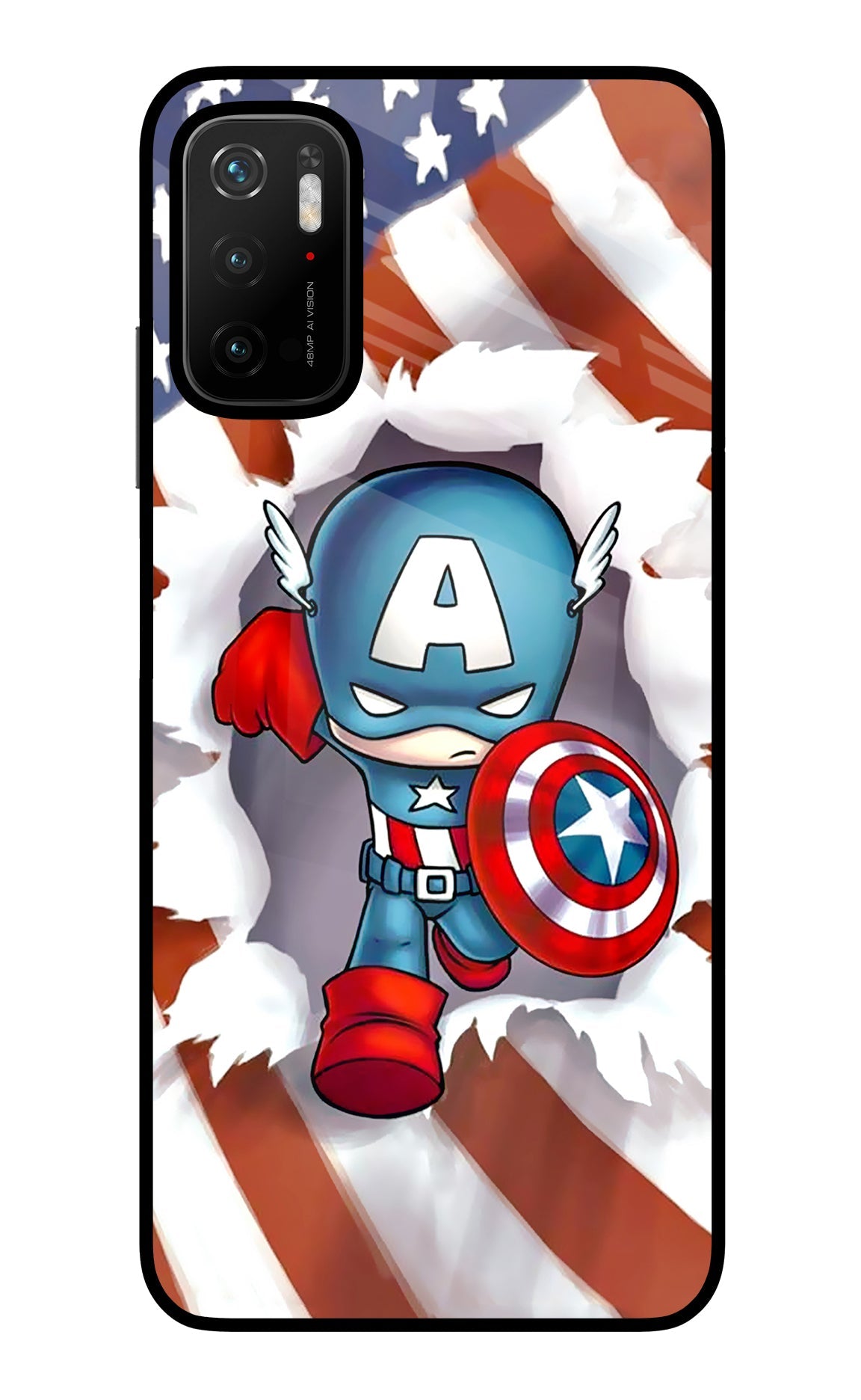 Captain America Poco M3 Pro 5G Back Cover