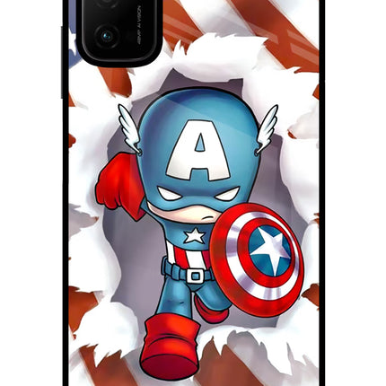 Captain America Poco M3 Pro 5G Glass Case