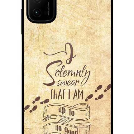 I Solemnly swear that i up to no good Poco M3 Pro 5G Glass Case