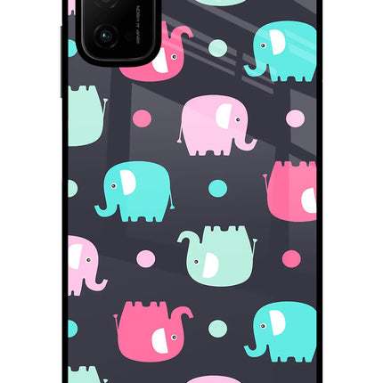 Elephants Poco M3 Pro 5G Glass Case
