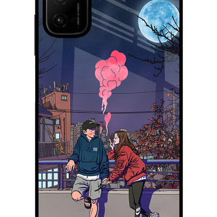 Chilling Couple Poco M3 Pro 5G Glass Case