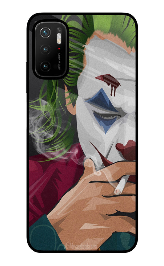 Joker Smoking Poco M3 Pro 5G Glass Case