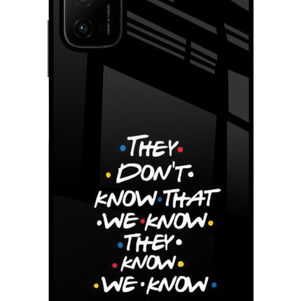 FRIENDS Dialogue Poco M3 Pro 5G Glass Case