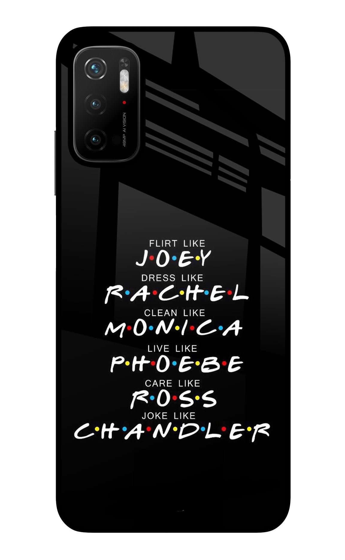 FRIENDS Character Poco M3 Pro 5G Back Cover