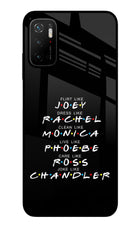 FRIENDS Character Poco M3 Pro 5G Glass Case