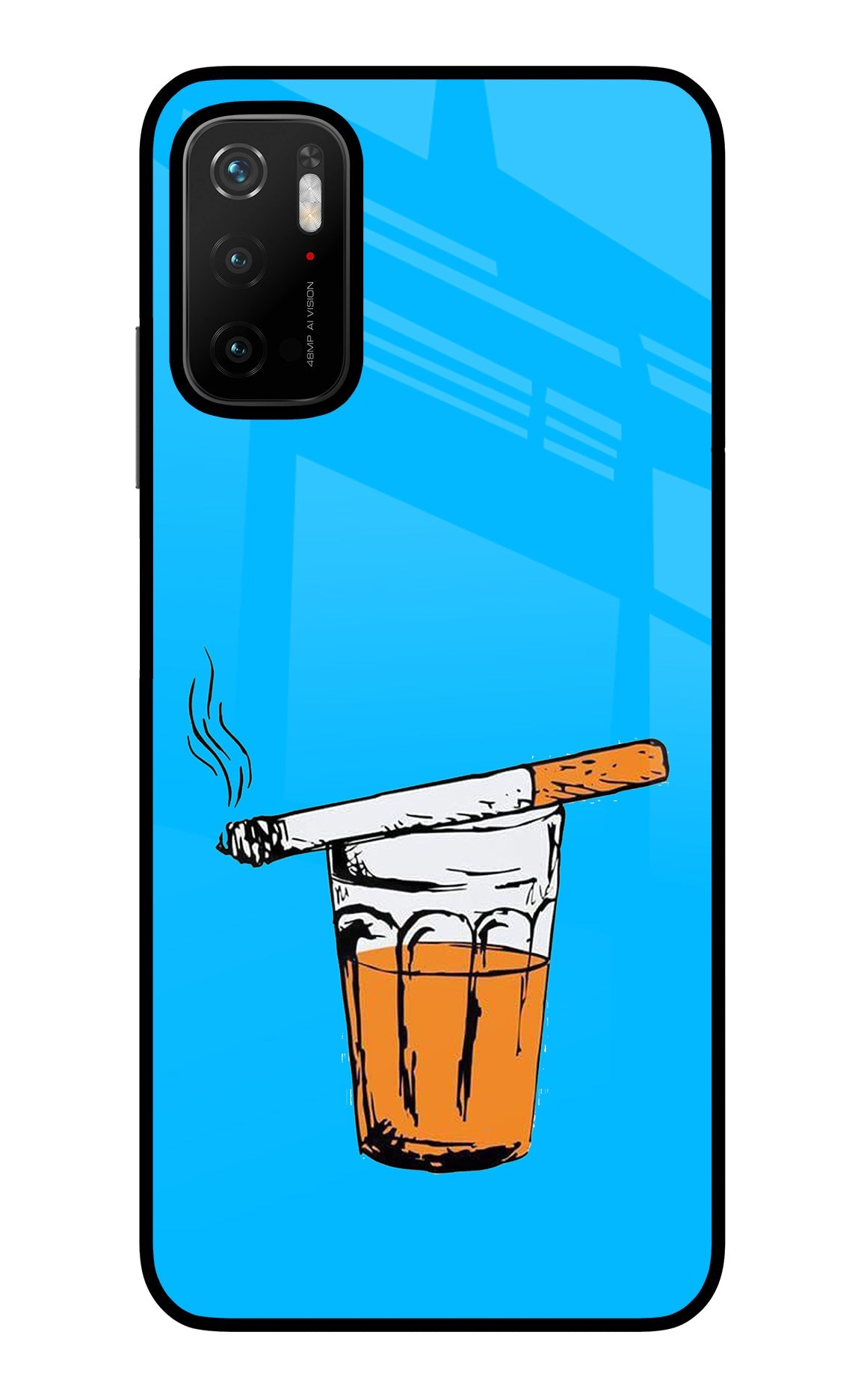 Chai Sutta Poco M3 Pro 5G Glass Case